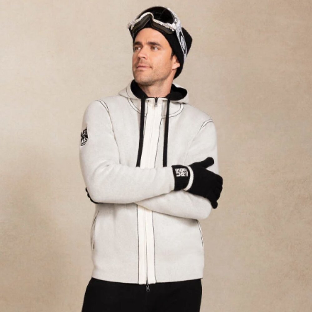 Shaun Reversible Zip-Up Hoodie from NakedCashmere